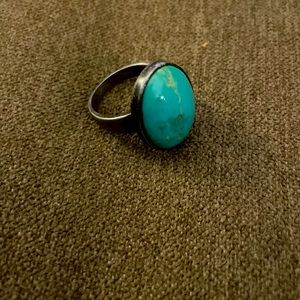 Vintage turquoise ring..size Med..excellent condition